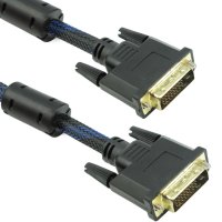  DVI Кабел 10,00 метра - DVI 24+1 Dual Link M / DVI 24+1 Dual Link M,, снимка 2 - Кабели и адаптери - 41364337