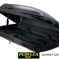Автобокс PERFLEX Кутия Багажник за Автомобил 420л 155х80х45см, снимка 4 - Аксесоари и консумативи - 42032015