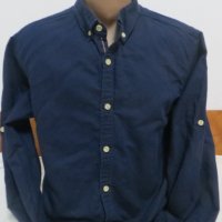 Мъжка риза с дълъг ръкав от лен Pull&Bear, снимка 2 - Ризи - 38727575