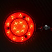 1 бр. ЛЕД LED габарити за огледало ОБЕЦИ червено-оранжево 24V, снимка 5 - Аксесоари и консумативи - 35853930
