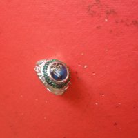 Страхотен пръстен камък и емайл , снимка 2 - Пръстени - 41633825