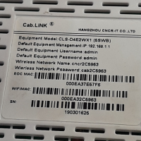Рутер Cab link CLS-D4E2WX1, снимка 4 - Приемници и антени - 36302236