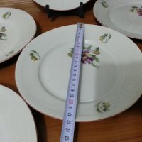 Стар български порцелан чинии за основно , снимка 2 - Антикварни и старинни предмети - 39665455