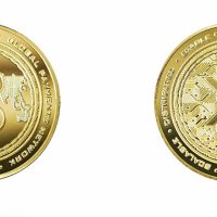 Ripple Coin / Рипъл монета ( XRP ) 2021 - Gold, снимка 1 - Нумизматика и бонистика - 39116009