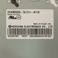 LG 43UJ635V със счупен екран-EAX67133404(1.0)/EAX67209001(1.5)/HC430DGG-SLTL1-A11X, снимка 5 - Части и Платки - 41586429