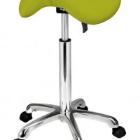 *Козметичен/фризьорски стол - табуретка Organic 59/78 см - бяла-черна - сива, снимка 6 - Друго оборудване - 28061653