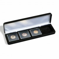 кожени кутии за съхранение и презентиране на монети в капсули quadrum, снимка 5 - Нумизматика и бонистика - 34156568