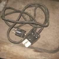 Стар модел захранващ кабел-нов-щекер , снимка 1 - Други стоки за дома - 34828396