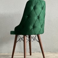 Трапезен стол - зелен, снимка 6 - Столове - 40144291