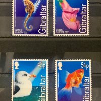 626. Гибралтар 1999 =  “ Фауна. EUROPA stamps : Water. ”,**,MNH, снимка 1 - Филателия - 39345225