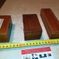 дървени кутиики 3бр от германия 1410211200, снимка 3 - Антикварни и старинни предмети - 34459810