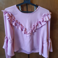 Дамска блуза Зара р-р S 26, снимка 1 - Блузи с дълъг ръкав и пуловери - 44840479