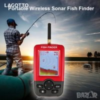 █▬█ █ ▀█▀ Fish Finder XJ-01 Ultra безжичен ехолот, Сонар за откриване на рибни пасажи 12 месеца гара, снимка 2 - Друга електроника - 41665856