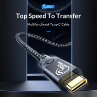 Orico кабел USB 3.2 Gen2x2 Type-C / Type-C PD100W 20Gbps 1.0m CM32-10 - 24 месеца гаранция, снимка 2 - Кабели и адаптери - 41291760