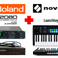 Roland JV-2080 + Novation Launchkey 37 Mk3, снимка 1 - Синтезатори - 44733083