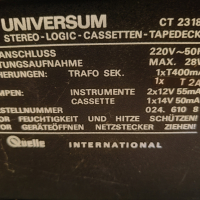 Касетен Дек с вграден Таймер Universum CT 2318, снимка 3 - Декове - 44748872