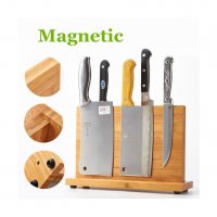 2912 Дървена магнитна поставка за ножове, снимка 11 - Аксесоари за кухня - 34265782