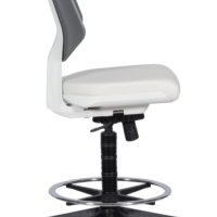 Луксозен стол за зъболекари,за лаборатория,за каса в магазини-мека дебела седалка с еко кожа и ринг , снимка 3 - Лаборатория - 44172846