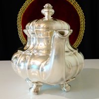 Чайник,кана WMF,посребрен порцелан,барок. , снимка 2 - Антикварни и старинни предмети - 41612080