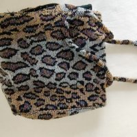 стара дамска чанта от стъклени мъниста леопард, снимка 11 - Антикварни и старинни предмети - 41710335