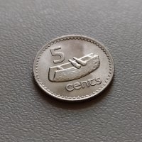 5 цента 1986 Фиджи, снимка 1 - Нумизматика и бонистика - 41451193