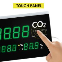Монитор за качеството на въздуха, CO2 до 9999 ppm, температура и влажност, снимка 6 - Друга електроника - 41039642