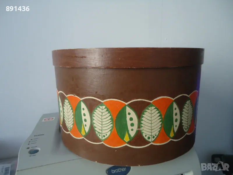 Стара ретро кутия за шапки, снимка 1