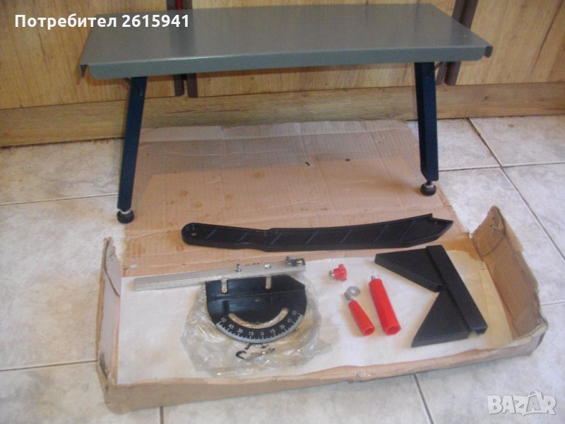 Нов Немски Допълнителен Разгъващ Плот За Настолен Циркуляр-520х200мм-Пълен Комплект, снимка 1