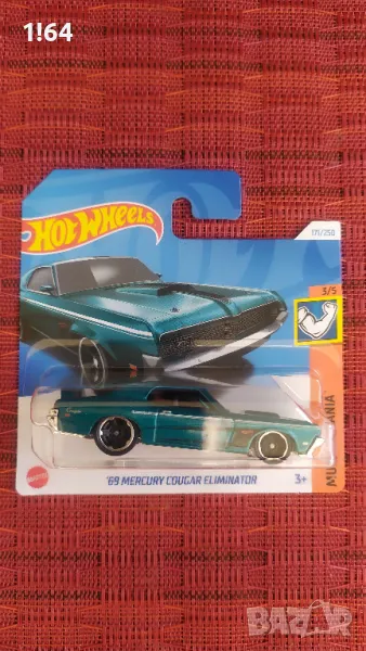 Hot Wheels '69 Mercury Cougar Eliminator, снимка 1