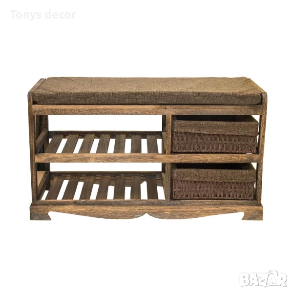 Шкаф-пейка за обувки, кафяв цвят, 80*34*45см, НОВО, снимка 1