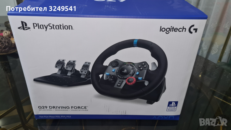 Кормило,педали и скоростен лост за PS5, снимка 1