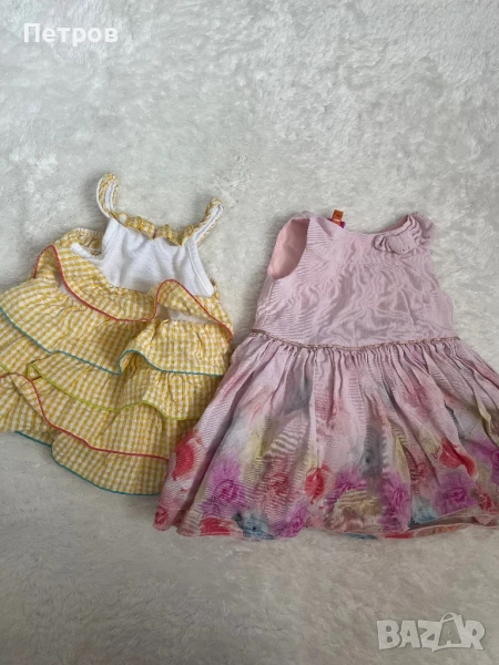 Бебешки рокли размер 3-6 месеца, снимка 1