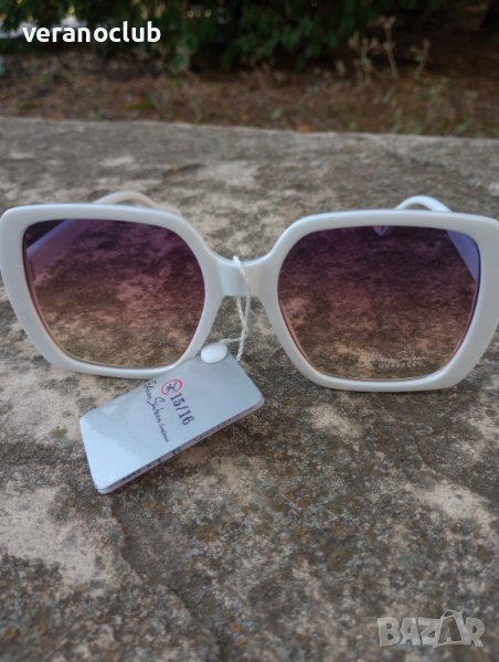Слънчеви очила с Бели Рамки, снимка 1