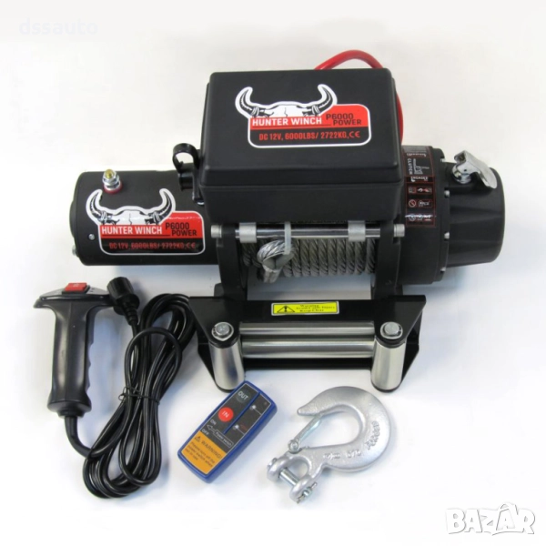 Лебедка HUNTER WINCH P6000 POWER 12V 6000lbs, снимка 1
