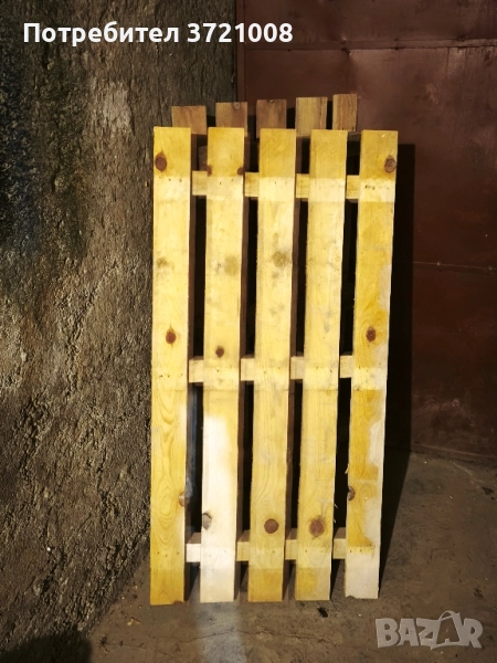 Дървен палет скара решетка, снимка 1