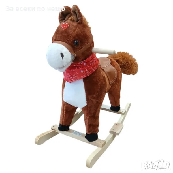 ✨Дървено конче – люлка, музикално - 3 цвята, снимка 1