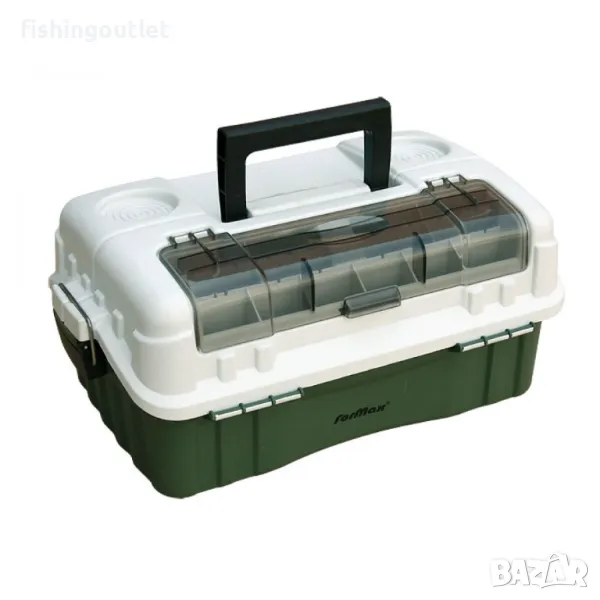 Рибарски куфар с 4 отделения Formax 015 с отделение за воблери, снимка 1