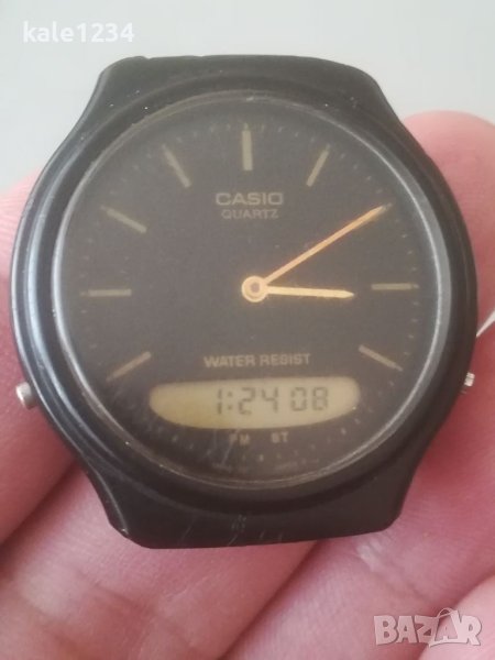 Ретро CASIO 745 aq-39. Vintage watch. Часовник CASIO. Dual time. Ana-digi , снимка 1