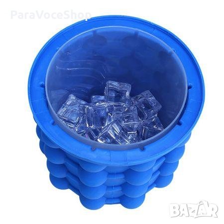 Силиконова ледарка и форма за лед 2в1, снимка 1