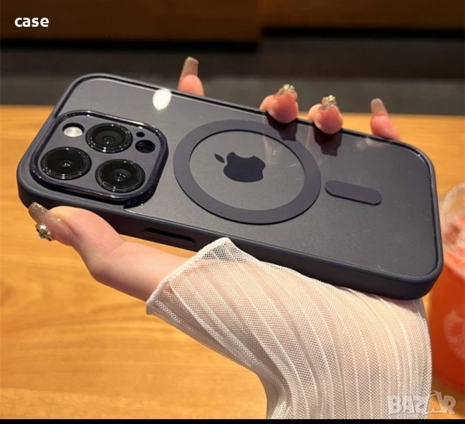 Силиконов кейс,гръб за IPhone 12,13,14,15, всички модели Magsafe 7цвят, снимка 1