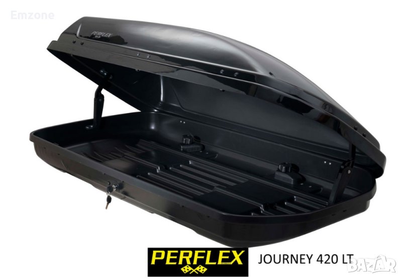 Автобокс PERFLEX Кутия Багажник за Автомобил 420л 155х80х45см, снимка 1