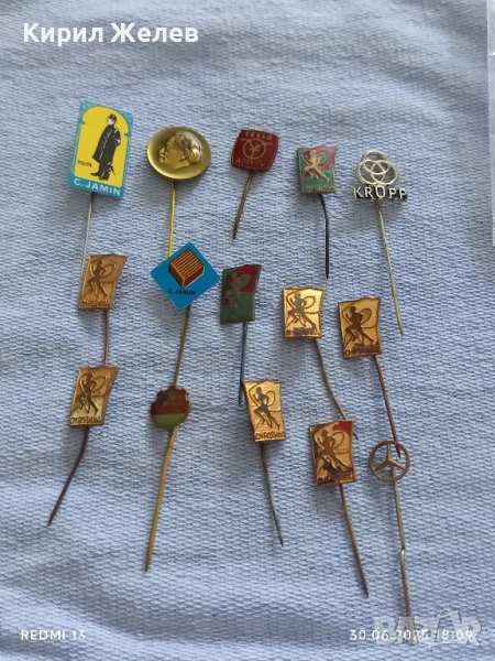 Лот значки 15 броя стари редки TESLA,KRUPP, MERCEDES за КОЛЕКЦИЯ 32423, снимка 1