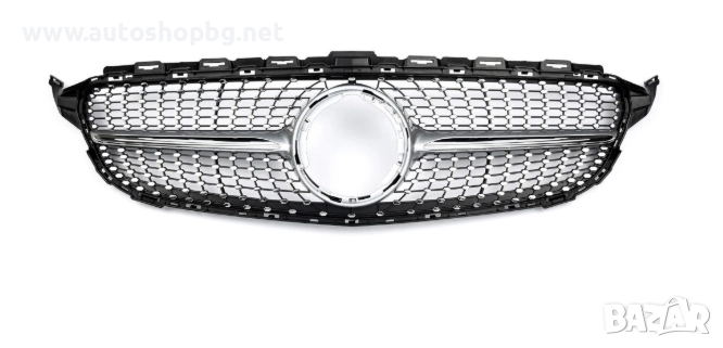 Предна Решетка Mercedes-C W205 Diamond, снимка 1