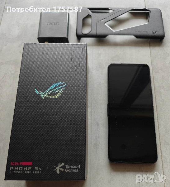 Геймърски Телефон ASUS ROG Phone 5S 16GB RAM 256GB ROM, снимка 1