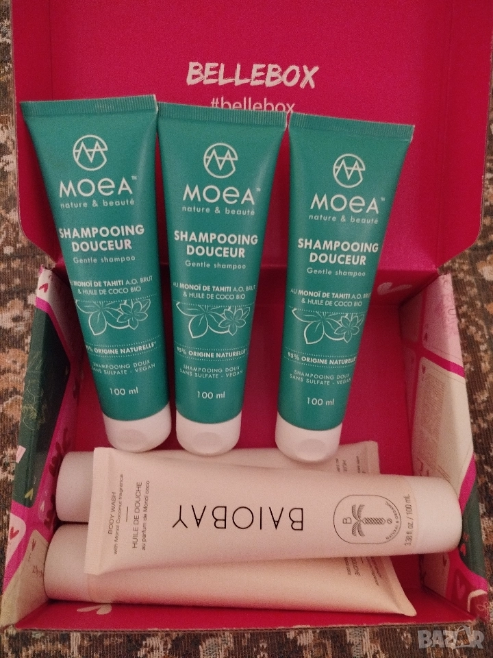 Шампоани Moea  и душ гелове bayobay, снимка 1