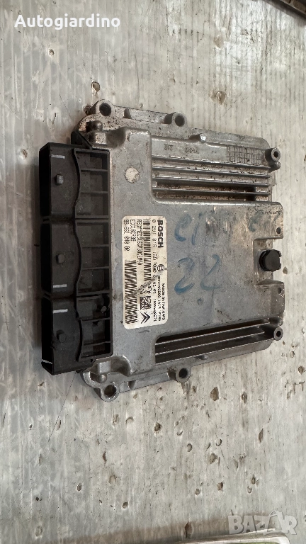 Компютър за двигател / ECU / Моторен компютър за Citroen C5 / Peugeot 407 - 0281015199 /  9666104080, снимка 1