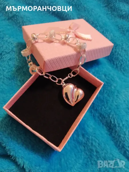 Нова, сребърна гривна с подаръчна кутия., снимка 1