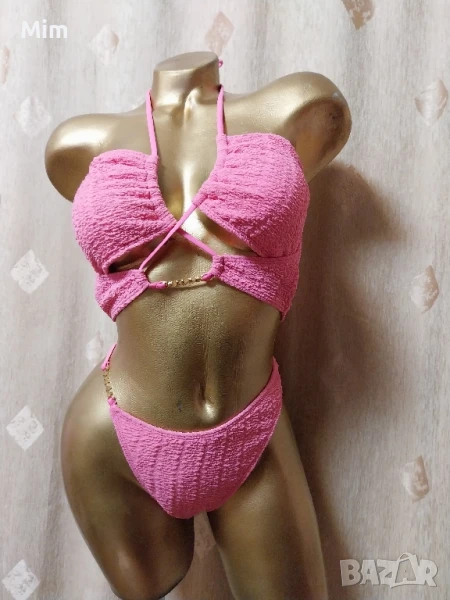 М Розов бански от две части , снимка 1