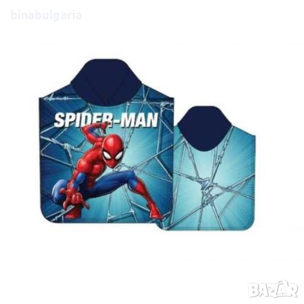 Детско пончо за момчета модел "Spider Man" в Хавлии и халати в гр ...