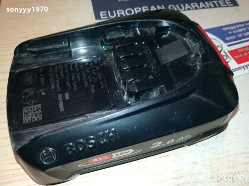bosch li-ion battery pack 18v/2.0ah 2307231945, снимка 1